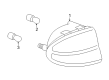 2004 Oldsmobile Alero Tail Light Diagram - 19245392