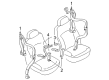 2004 Chevy S10 Seat Belt Diagram - 12477773