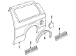 1994 GMC Jimmy Door Moldings Diagram - 15701985