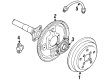 Chevy Tracker Brake Backing Plate Diagram - 91176940