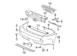 GMC Envoy XL Bumper Diagram - 89045672