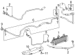 GMC Sierra 2500 HD Transmission Oil Cooler Hose Diagram - 23336282