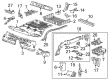 2013 Cadillac ATS Floor Pan Diagram - 22860844