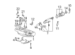 2003 Buick LeSabre Fuel Filler Hose Diagram - 25727011