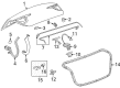 2014 Buick Verano Weather Strip Diagram - 23120654