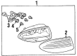 1999 Pontiac Bonneville Tail Light Diagram - 19168986