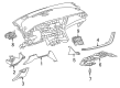 2018 Buick Regal Sportback Dash Panel Vent Portion Covers Diagram - 39029771