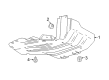 Chevy Cruze Underbody Splash Shield Diagram - 39052124