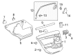 2012 Chevy Caprice Door Handle Diagram - 92249288