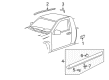 2009 GMC Canyon Door Moldings Diagram - 15249522