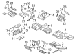 Chevy Trailblazer Blend Door Actuator Diagram - 89018675