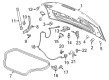 2020 Chevy Camaro Lift Support Diagram - 84110662