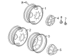 2015 GMC Sierra 2500 HD Spare Wheel Diagram - 23467017