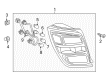 2017 Chevy Sonic Tail Light Diagram - 42652054