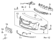 Cadillac CT5 Bumper Diagram - 85151420