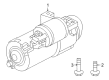 2009 Pontiac Torrent Starter Diagram - 89017755