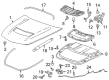 Cadillac Hood Cable Diagram - 84045995