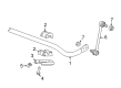 Cadillac CT6 Sway Bar Kit Diagram - 84546832