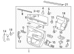 2012 GMC Acadia Window Motor Diagram - 25783493