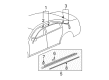 2008 Buick Lucerne Door Seal Diagram - 15923470