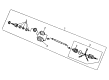 Oldsmobile Cutlass Ciera CV Boot Diagram - 7843577