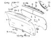 2019 Buick Enclave Body Mount Hole Plug Diagram - 84113784