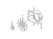 GMC Sierra 3500 Classic Fan Shroud Diagram - 15808231