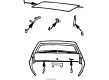 1985 Buick Riviera Trunk Lid Lift Support Diagram - 20288703