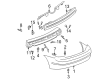 Oldsmobile Alero Bumper Diagram - 22610700