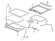 2013 Chevy Silverado 1500 Weather Strip Diagram - 15842998