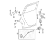 2008 Chevy HHR Door Latch Assembly Diagram - 25811543