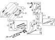 2022 Cadillac Escalade ESV Door Handle Diagram - 84700937