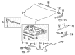 2013 GMC Terrain Hood Cable Diagram - 20861493