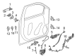 Cadillac Escalade ESV Door Latch Cable Diagram - 23506094