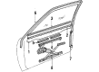 1986 Chevy Sprint Window Channel Diagram - 96052796