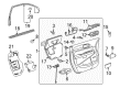 2015 Buick Enclave Weather Strip Diagram - 10372809