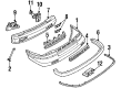 1990 Chevy Lumina APV Bumper Diagram - 10203003