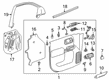 2023 Chevy Silverado 1500 Window Motor Diagram - 84783926