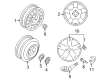 Chevy Aveo5 Wheel Cover Diagram - 96408638