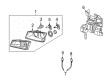 2002 Chevy Avalanche 2500 Headlight Diagram - 15136536