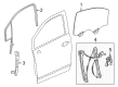 2021 GMC Terrain Door Seal Diagram - 84866523