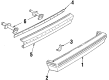 1987 Chevy Cavalier Bumper Diagram - 14083450