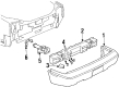 1991 Oldsmobile Cutlass Calais Bumper Diagram - 22536179