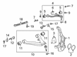 2021 GMC Sierra 1500 Control Arm Diagram - 84437972