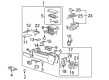 2007 Pontiac G6 Automatic Transmission Shift Levers Diagram - 25983143