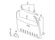 2006 Chevy HHR Door Handle Diagram - 15783151