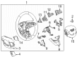 2021 Cadillac CT4 Steering Wheel Diagram - 85533770