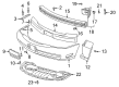 2005 Cadillac DeVille Bumper Diagram - 19151273