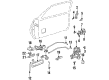 Pontiac Door Striker Diagram - 22578111