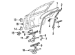 1995 Oldsmobile Achieva Window Channel Diagram - 22635562